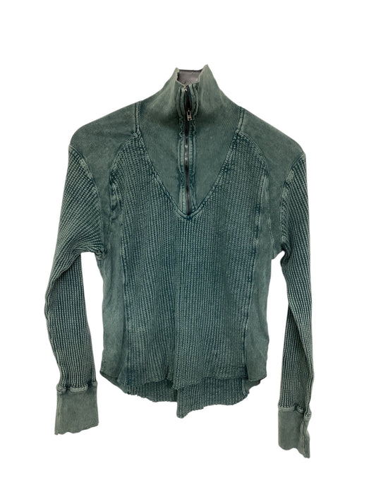 Top Long Sleeve By Free People In Green, Size: Xs