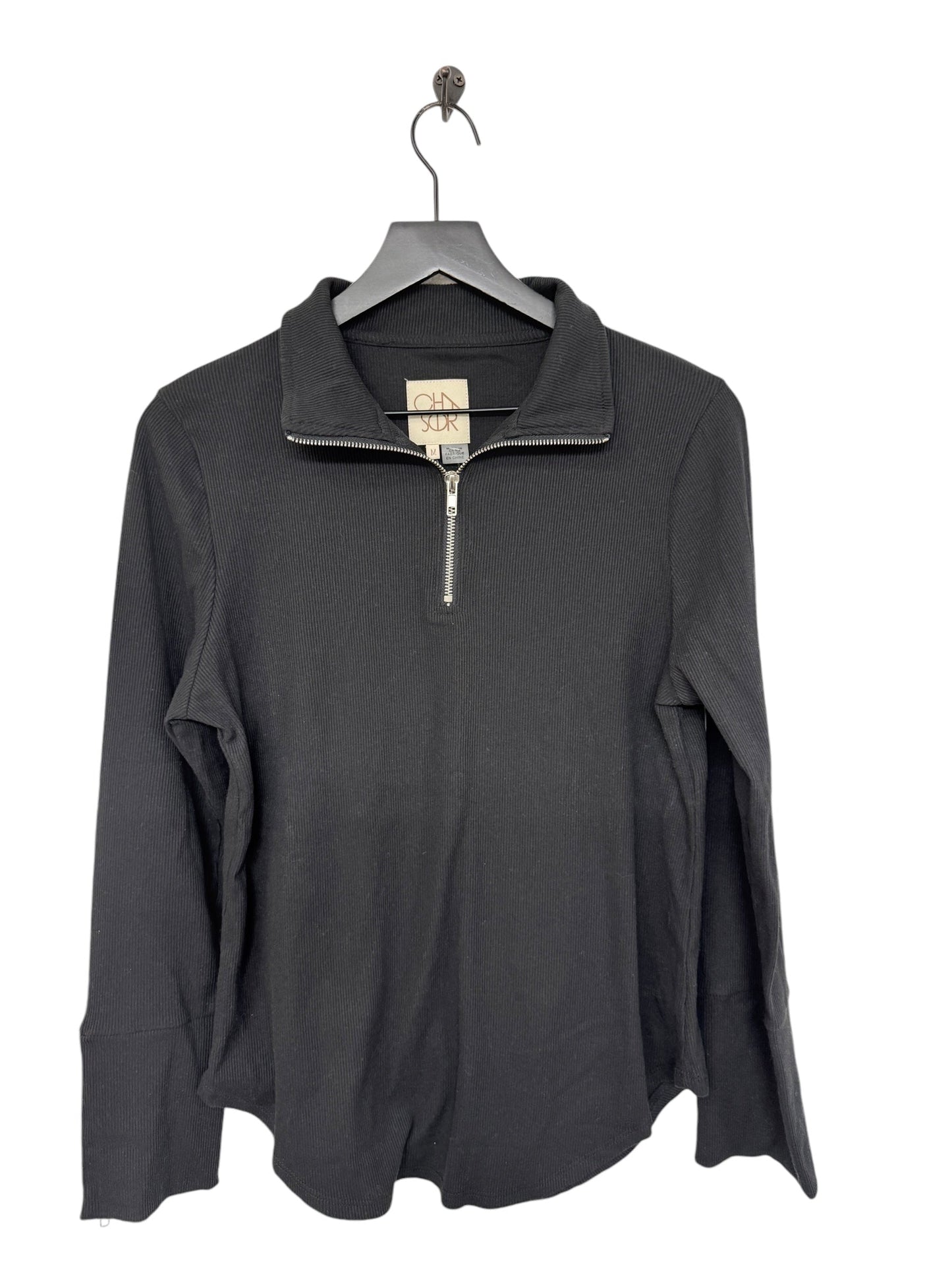 Top Long Sleeve By Chaser In Black, Size: M