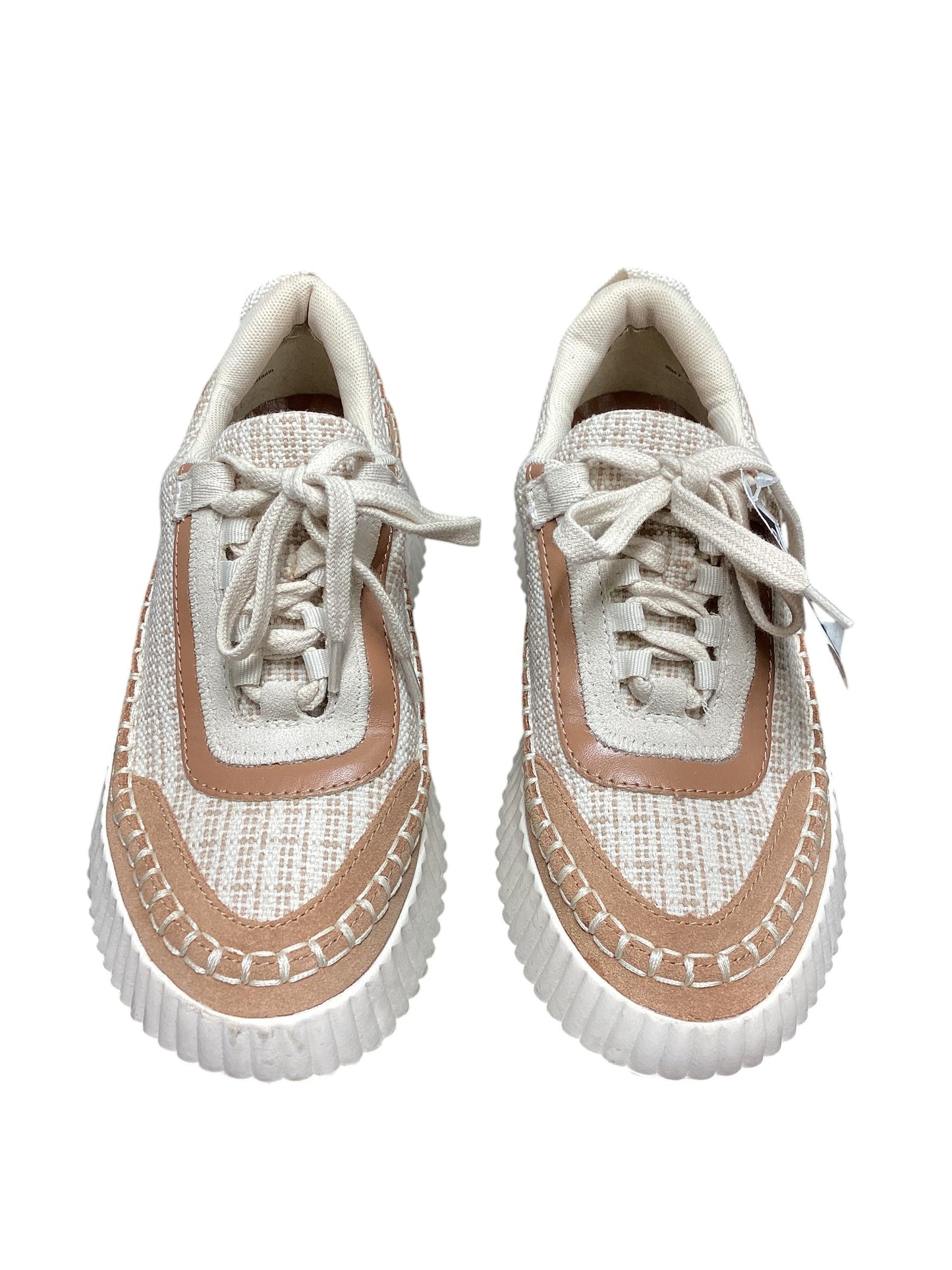 Shoes Sneakers By Dolce Vita In Cream & Tan, Size: 7