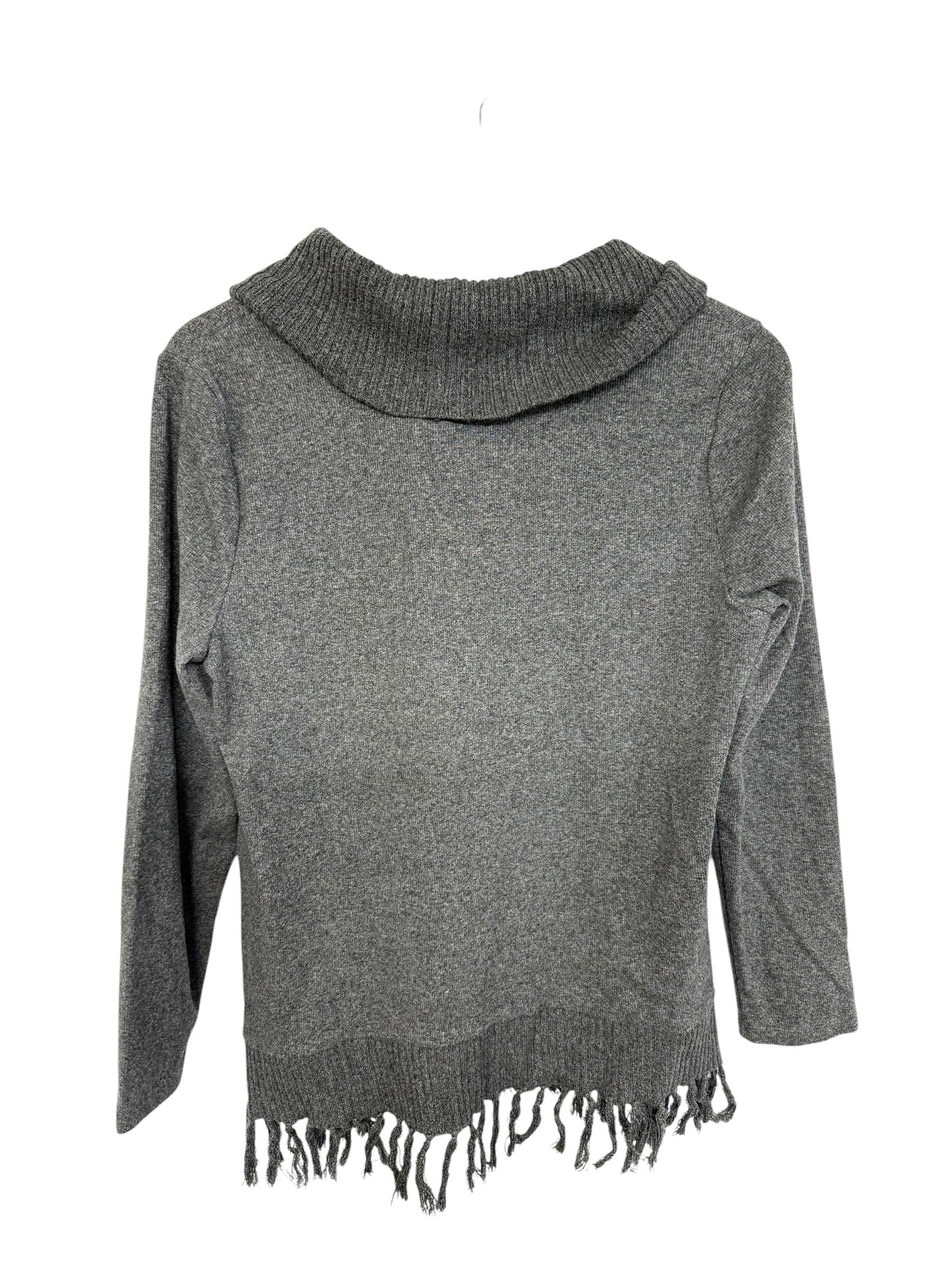 Sweater By Rafaella In Grey, Size: L