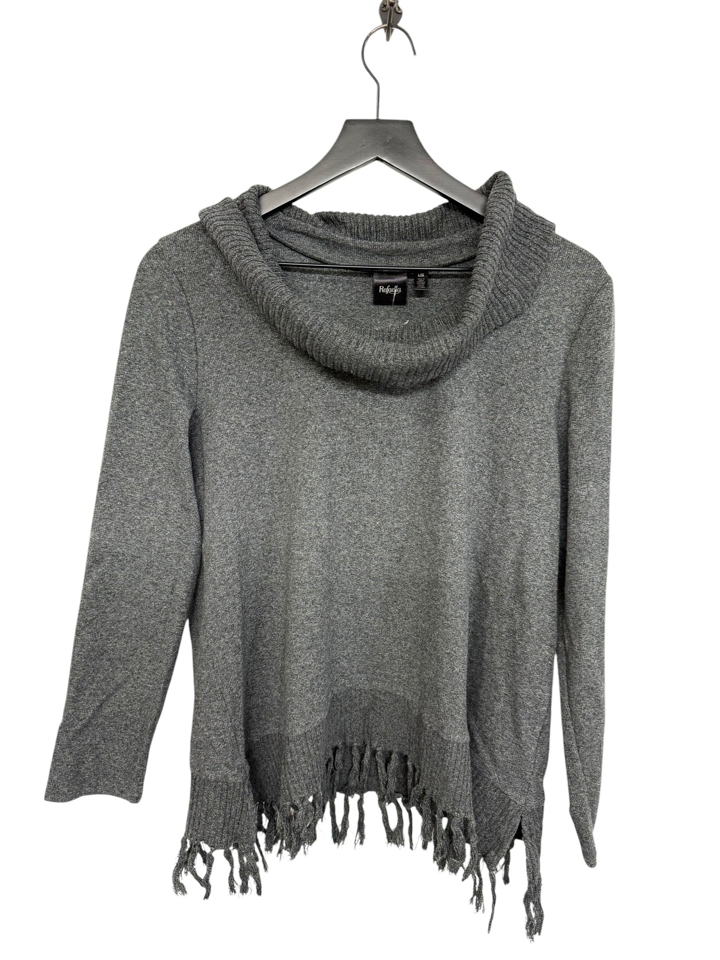 Sweater By Rafaella In Grey, Size: L