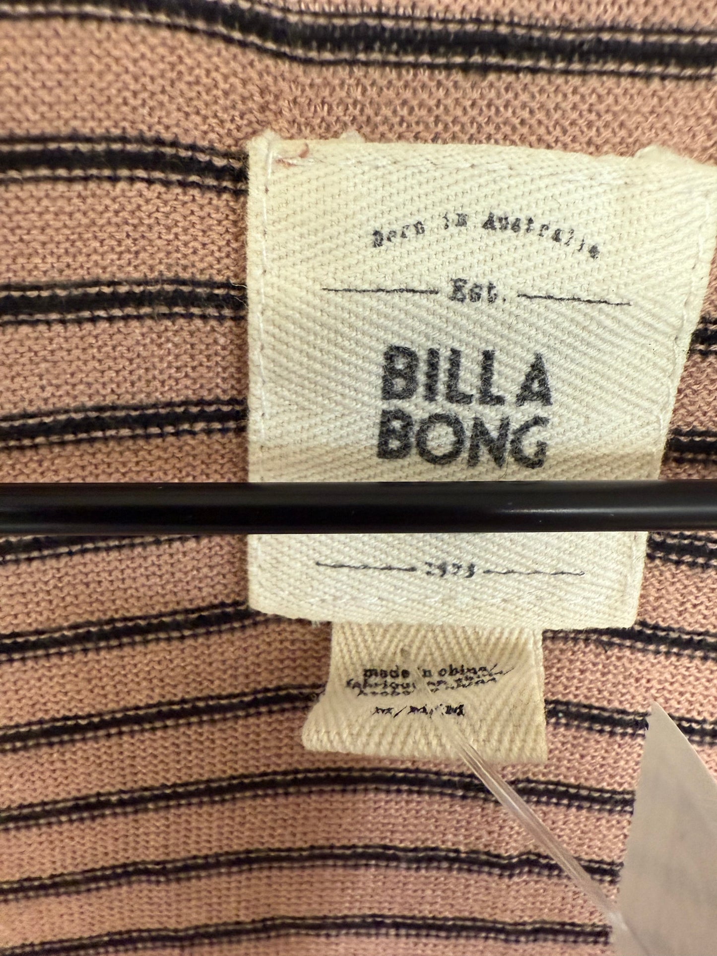 Cardigan By Billabong In Black & Brown, Size: M