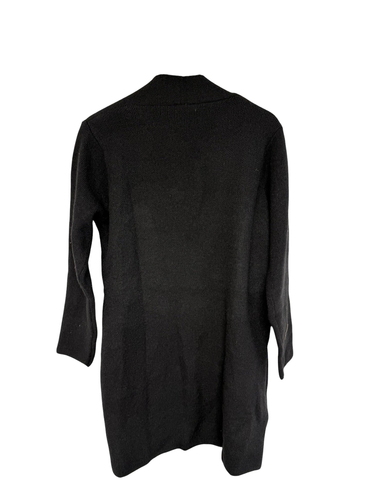 Sweater Cardigan By Nine West Apparel In Black, Size: L