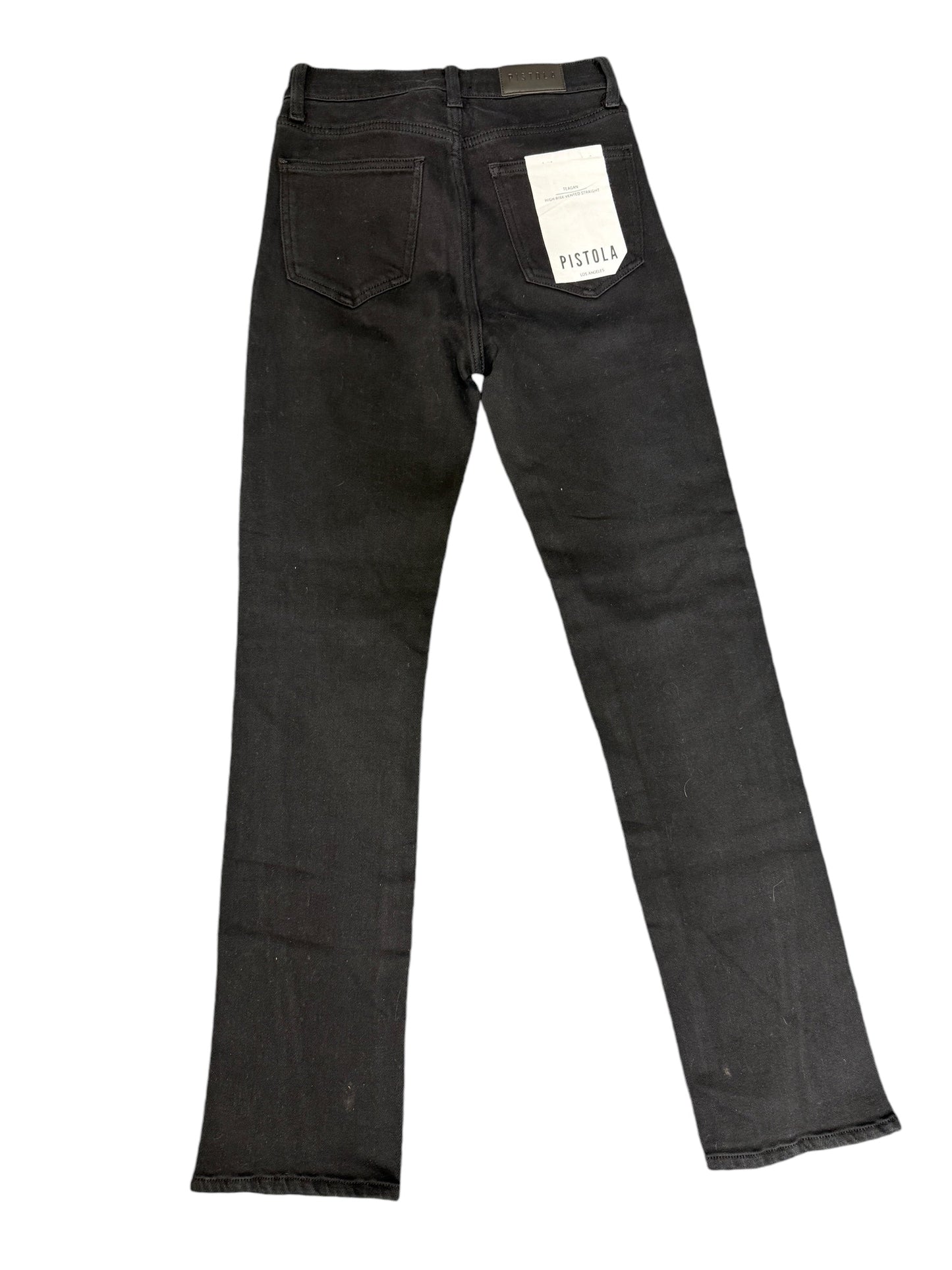 Jeans Straight By Pistola In Black Denim, Size: 2