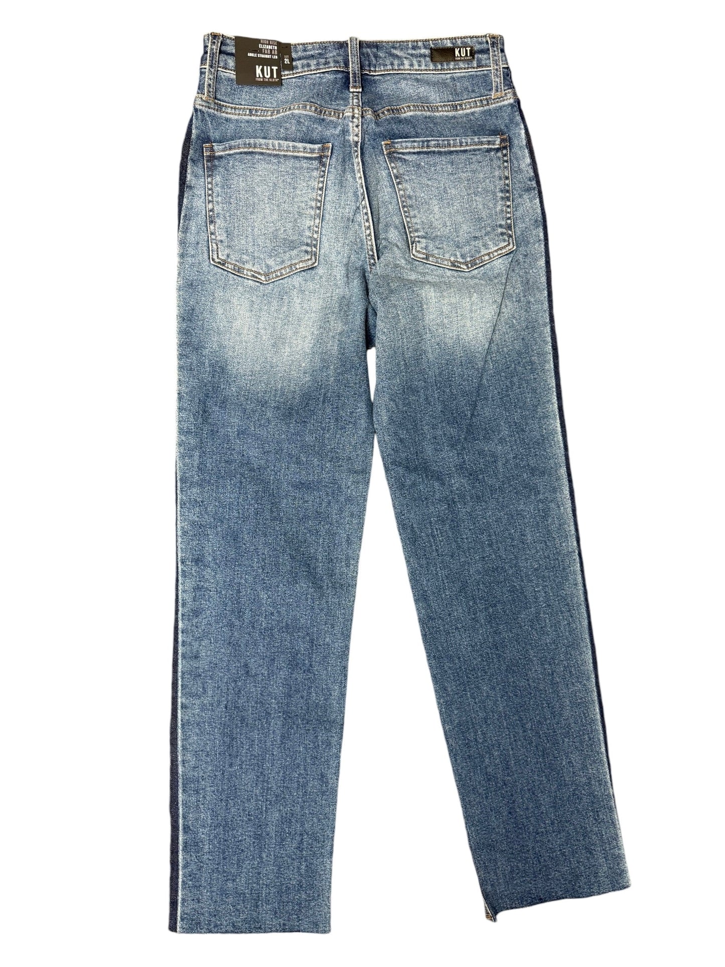 Jeans Straight By Kut In Blue Denim, Size: 2l