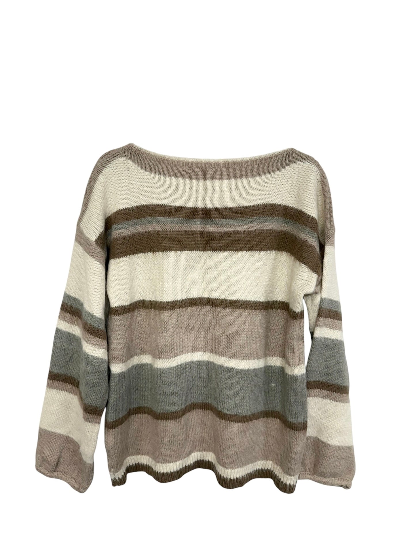 Sweater By Mystree In Brown & Tan, Size: L