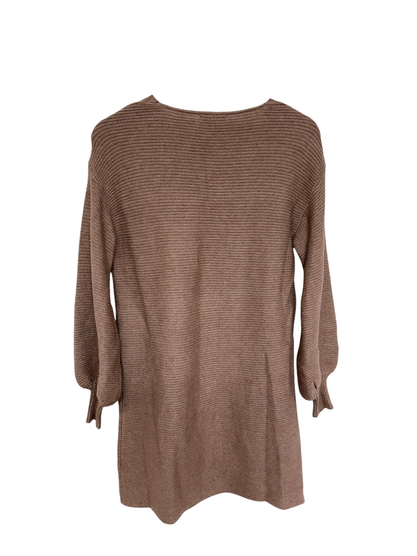 Dress Sweater By Staccato In Brown, Size: S