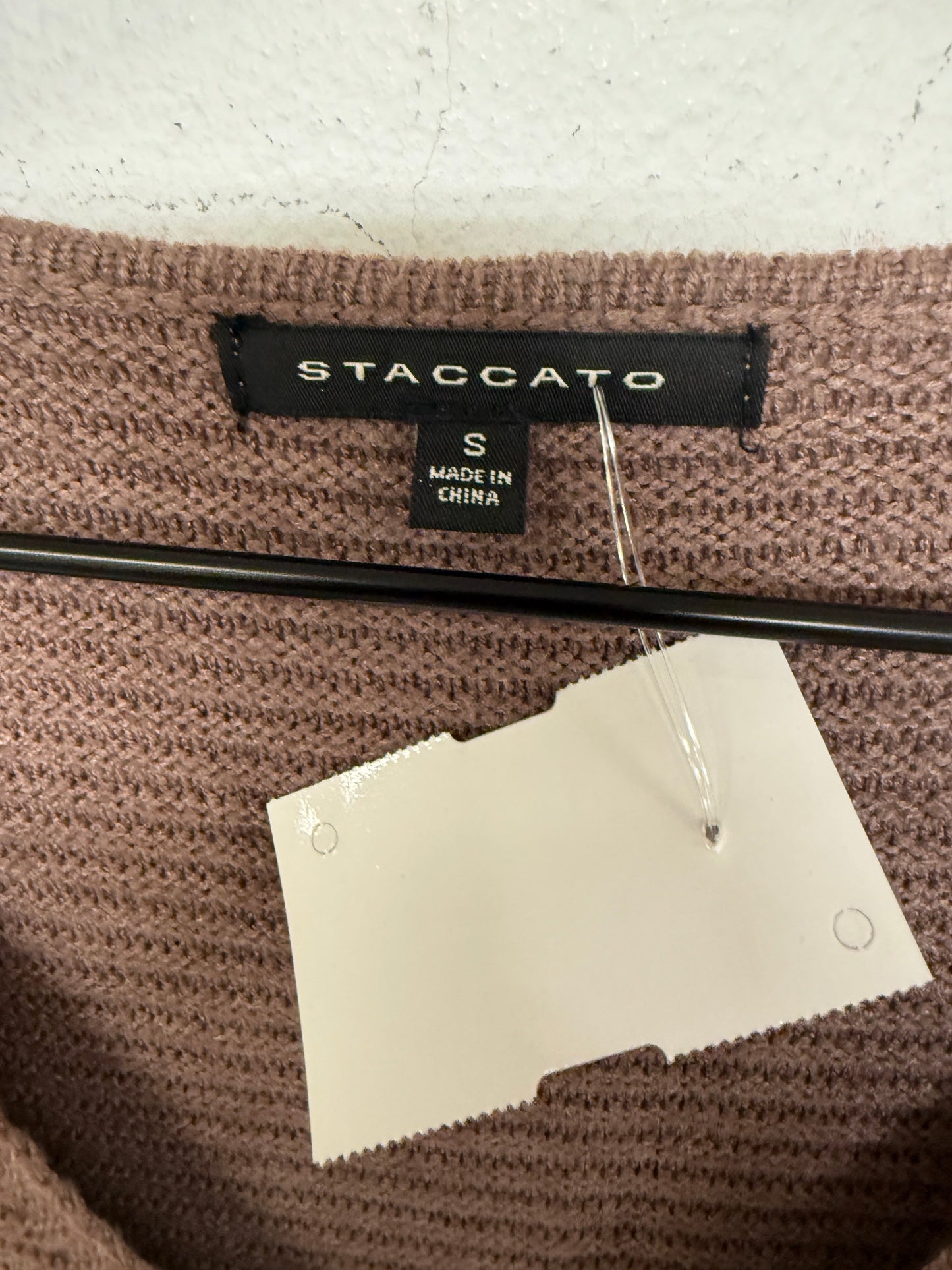 Dress Sweater By Staccato In Brown, Size: S