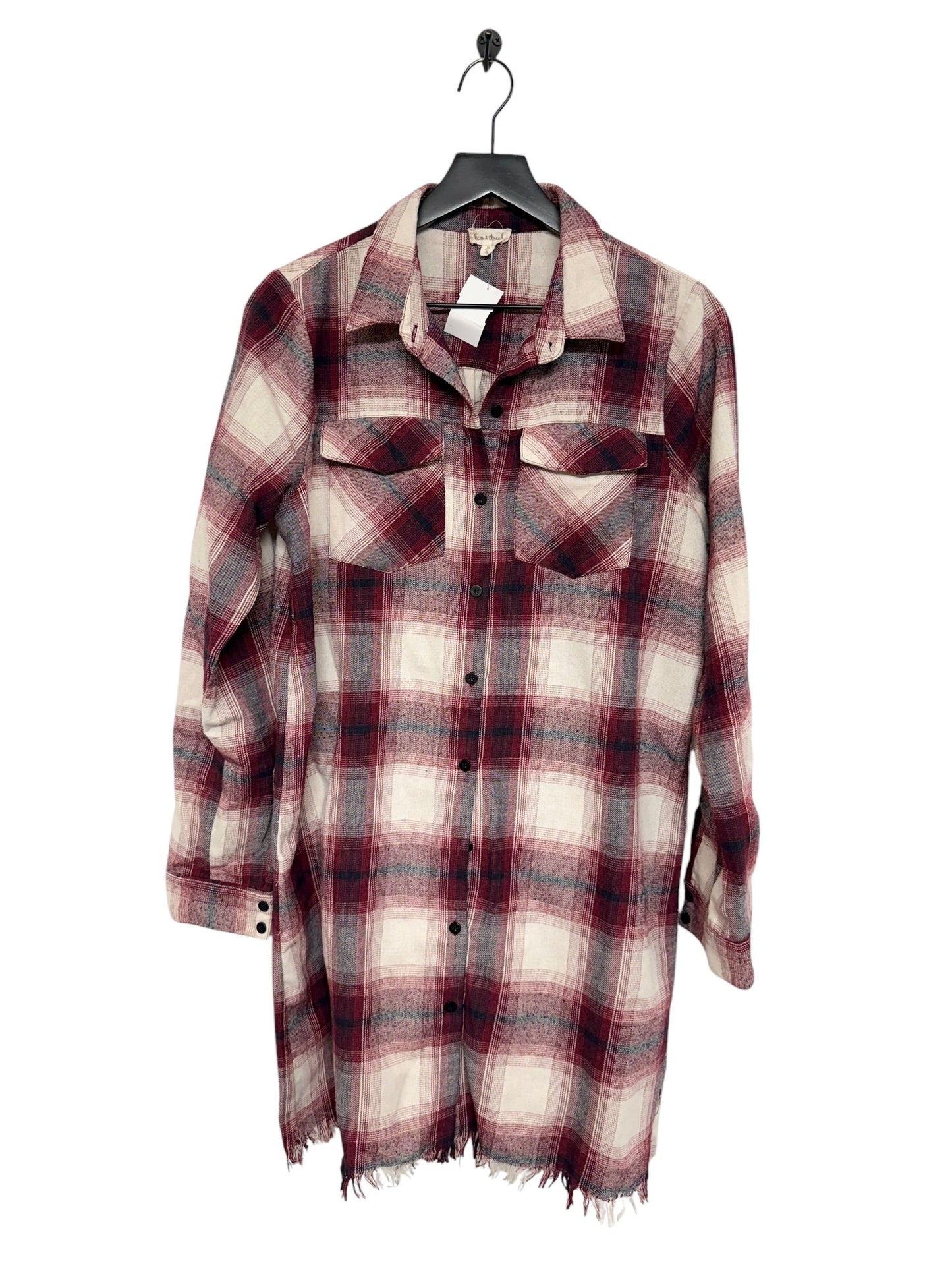 Dress Casual Short By Hem & Thread In Plaid Pattern, Size: M