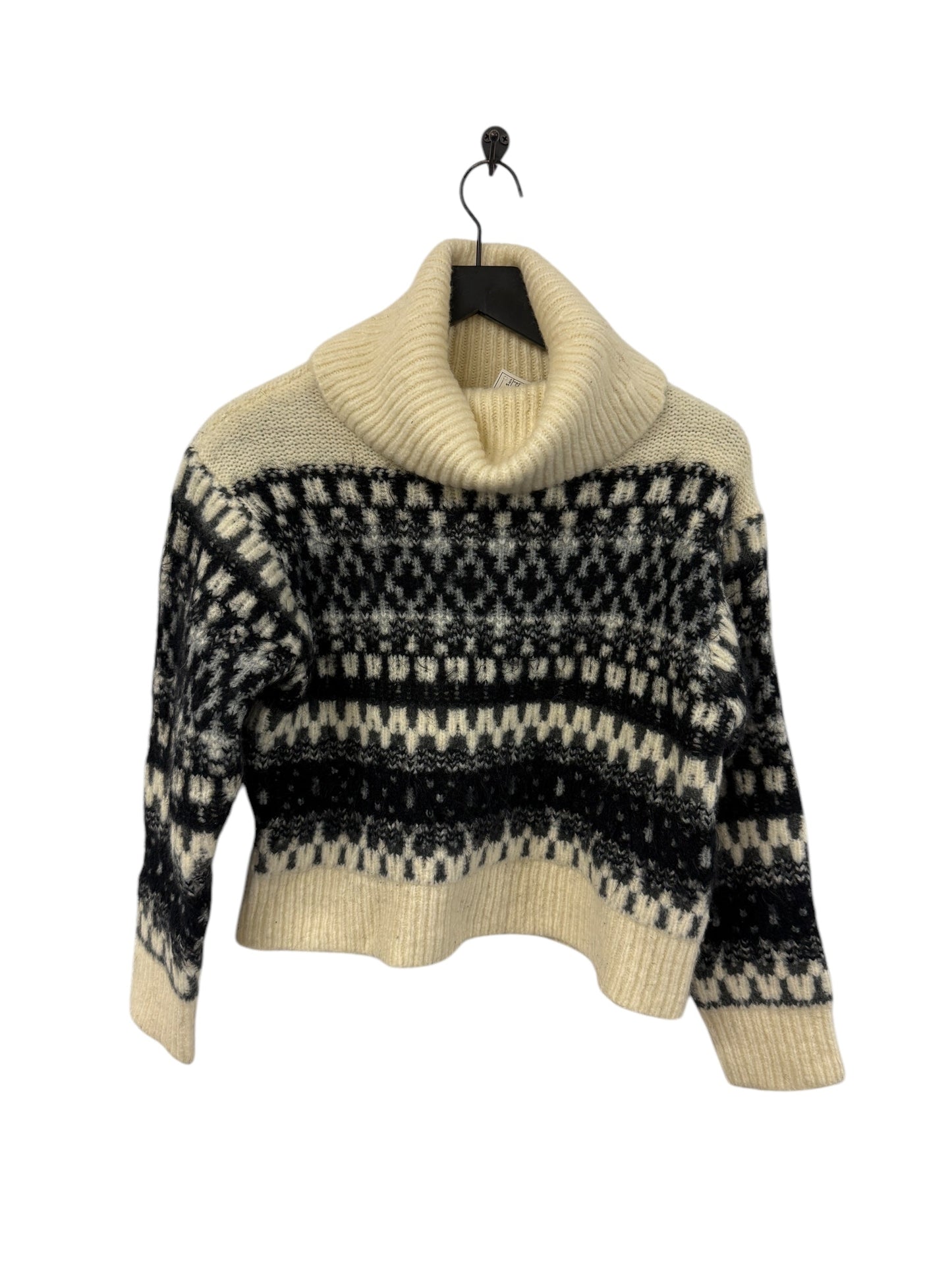 Sweater By Universal Thread In Black & Cream, Size: S