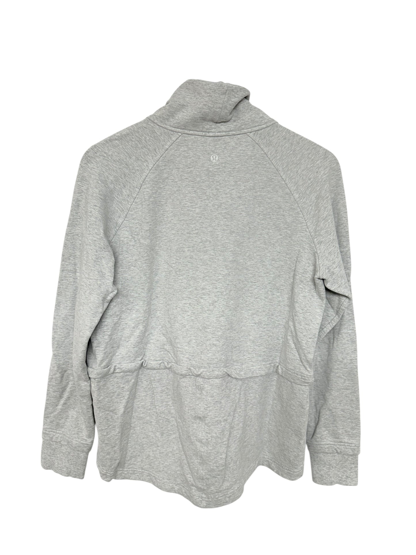 Sweatshirt Crewneck By Lululemon In Grey, Size: 4