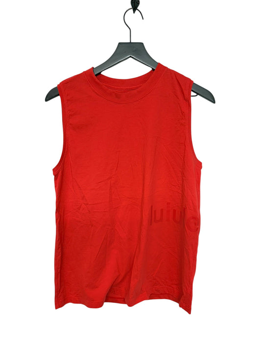 Athletic Tank Top By Lululemon In Red, Size: 6