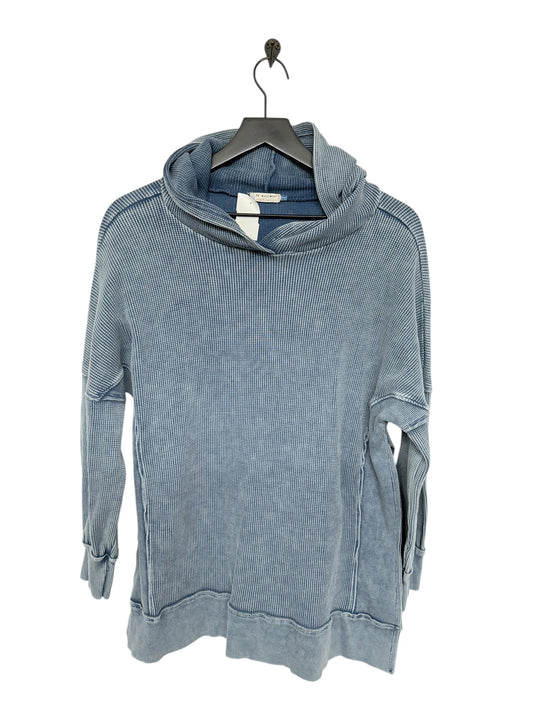 Sweatshirt Hoodie By Free People In Blue, Size: Xs