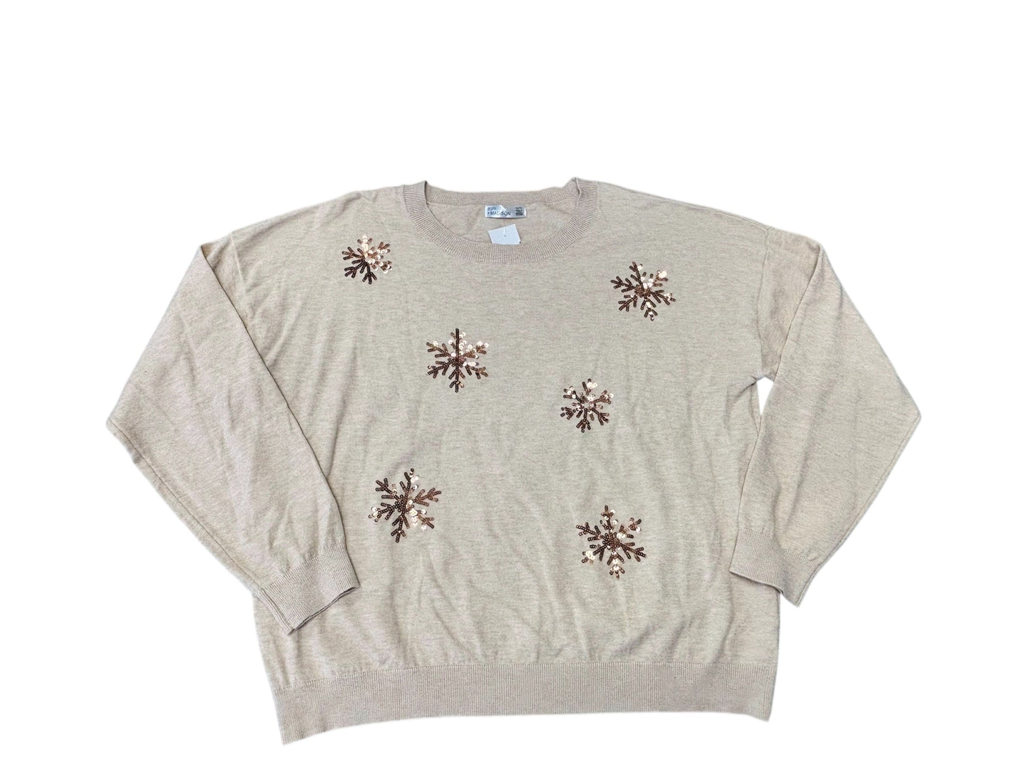 Sweater By 89th And Madison In Gold, Size: Xl