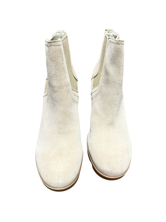 Boots Ankle Heels By Sorel In Cream, Size: 7.5