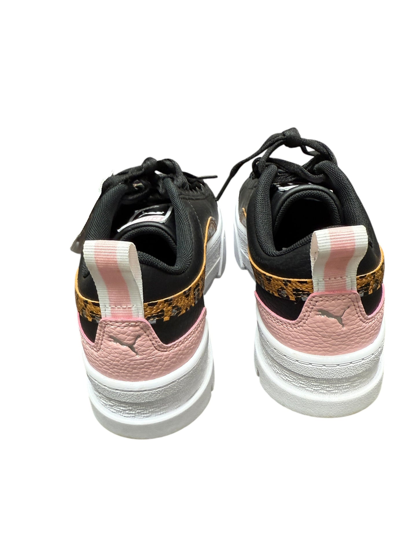 Shoes Sneakers Platform By Puma In Black & Pink, Size: 6