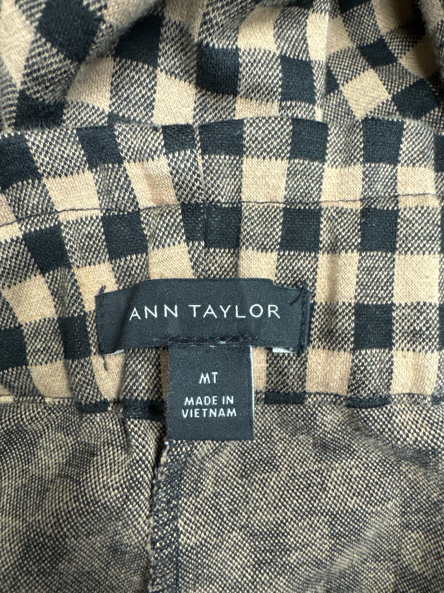 Pants Other By Ann Taylor In Black & Tan, Size: M