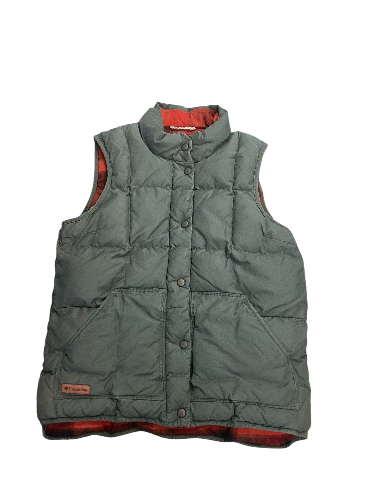 Vest Puffer & Quilted By Columbia In Green, Size: M