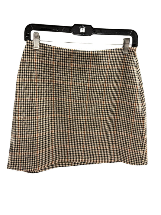 Skirt Mini & Short By Cmc In Black & Brown, Size: S