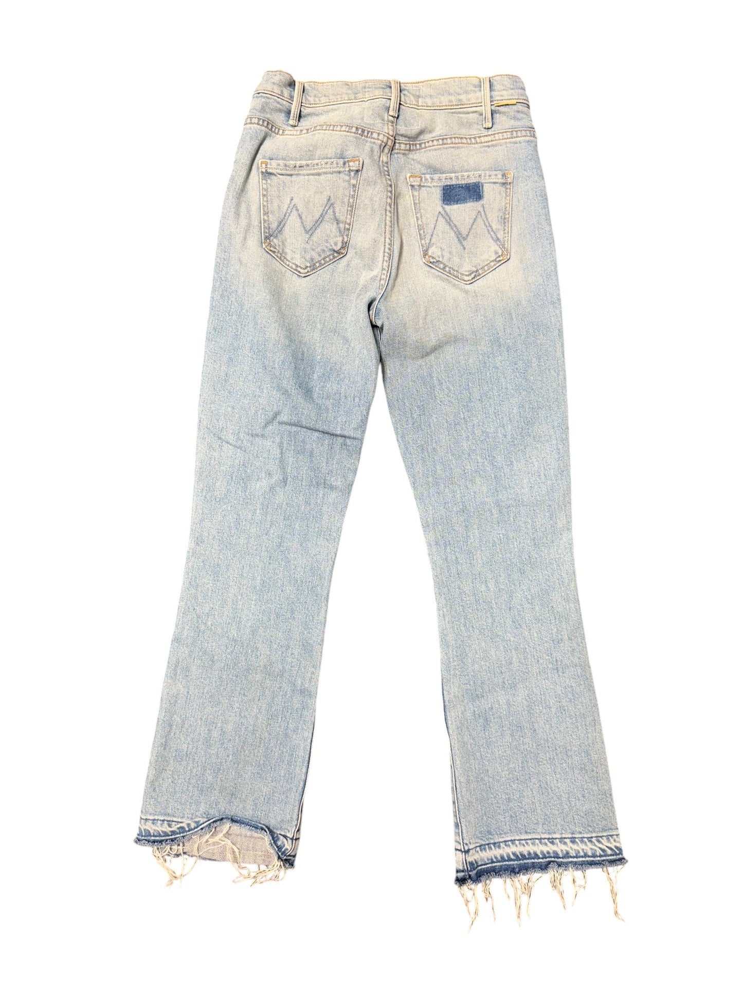 Jeans Straight By Mother Jeans In Blue Denim, Size: 2