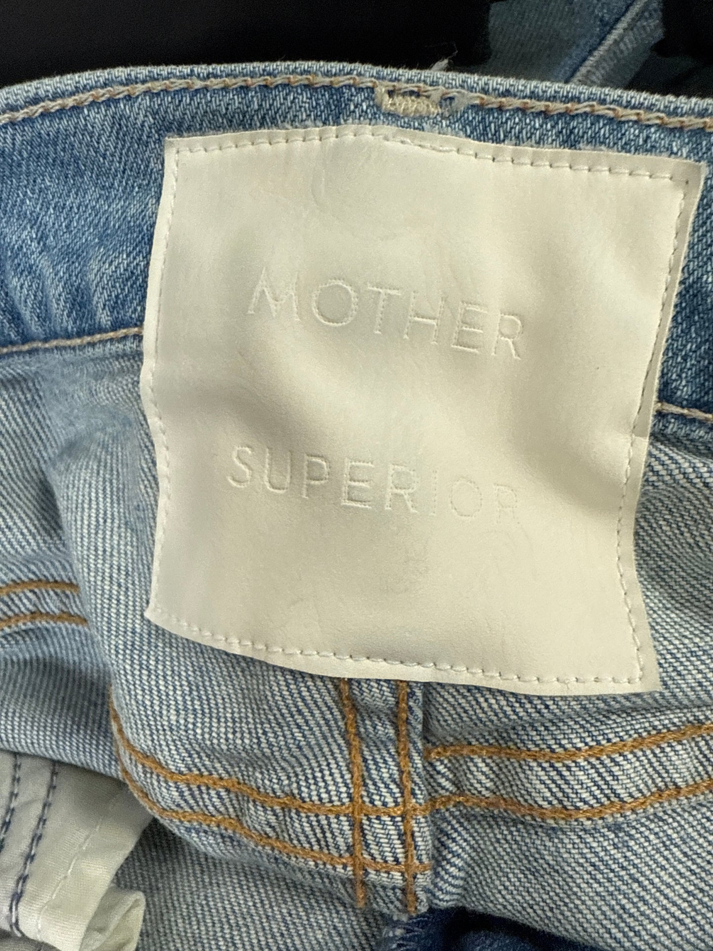 Jeans Straight By Mother Jeans In Blue Denim, Size: 2