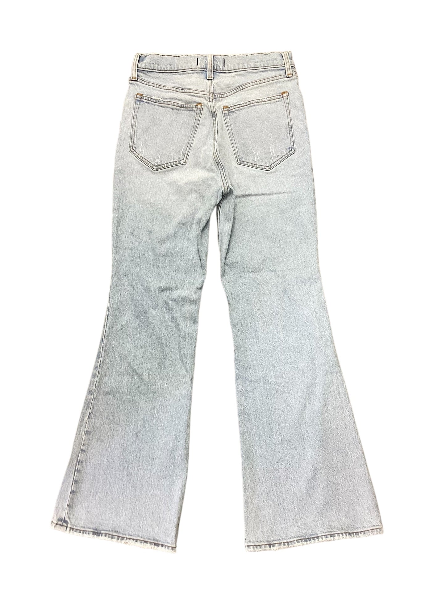 Jeans Flared By Abercrombie And Fitch In Blue Denim, Size: 4