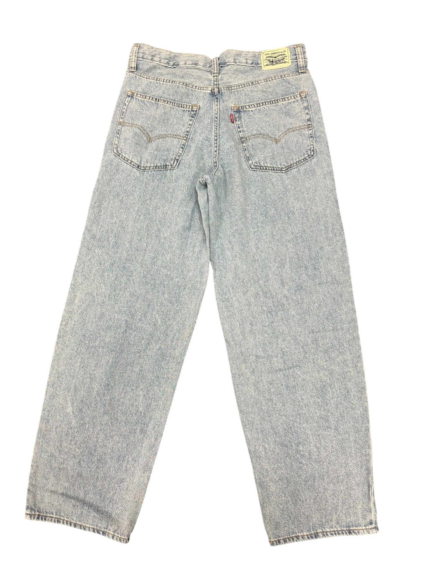 Jeans Wide Leg By Levis In Blue Denim, Size: 8