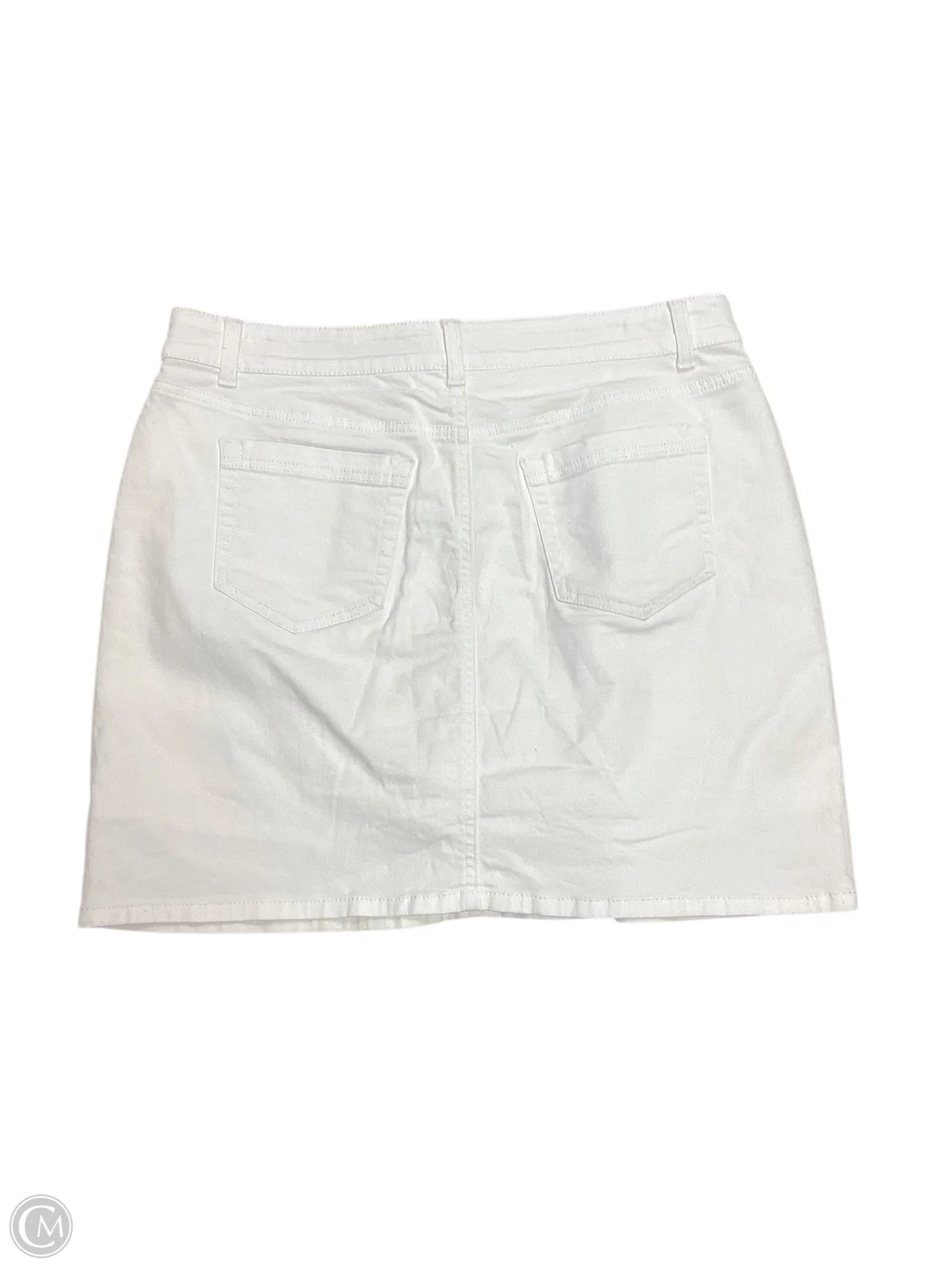 Skort By Croft And Barrow In White, Size: 16