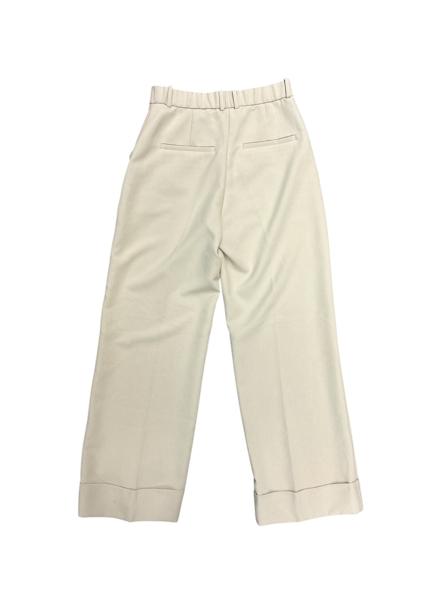 Pants Wide Leg By Abercrombie And Fitch In Cream, Size: 4