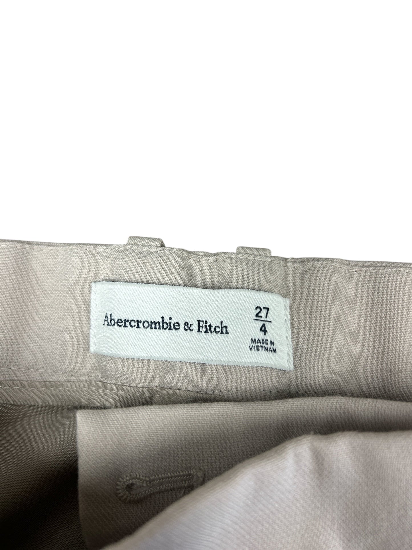 Pants Wide Leg By Abercrombie And Fitch In Cream, Size: 4