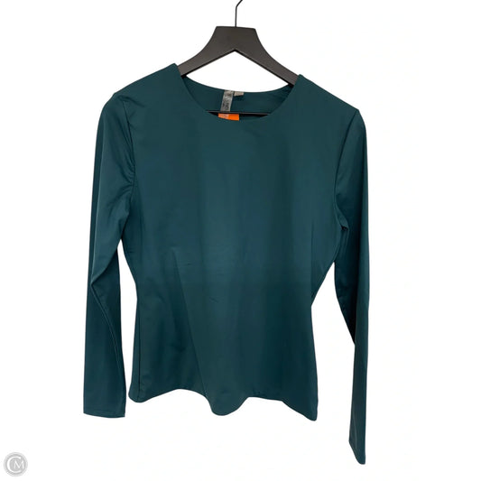 Top Long Sleeve Basic By Second Skin In Green, Size: Xl