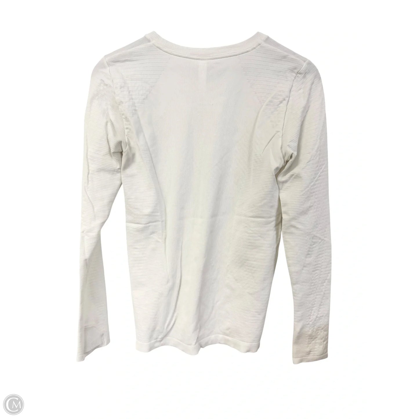 Athletic Top Long Sleeve Crewneck By Athleta In White, Size: M