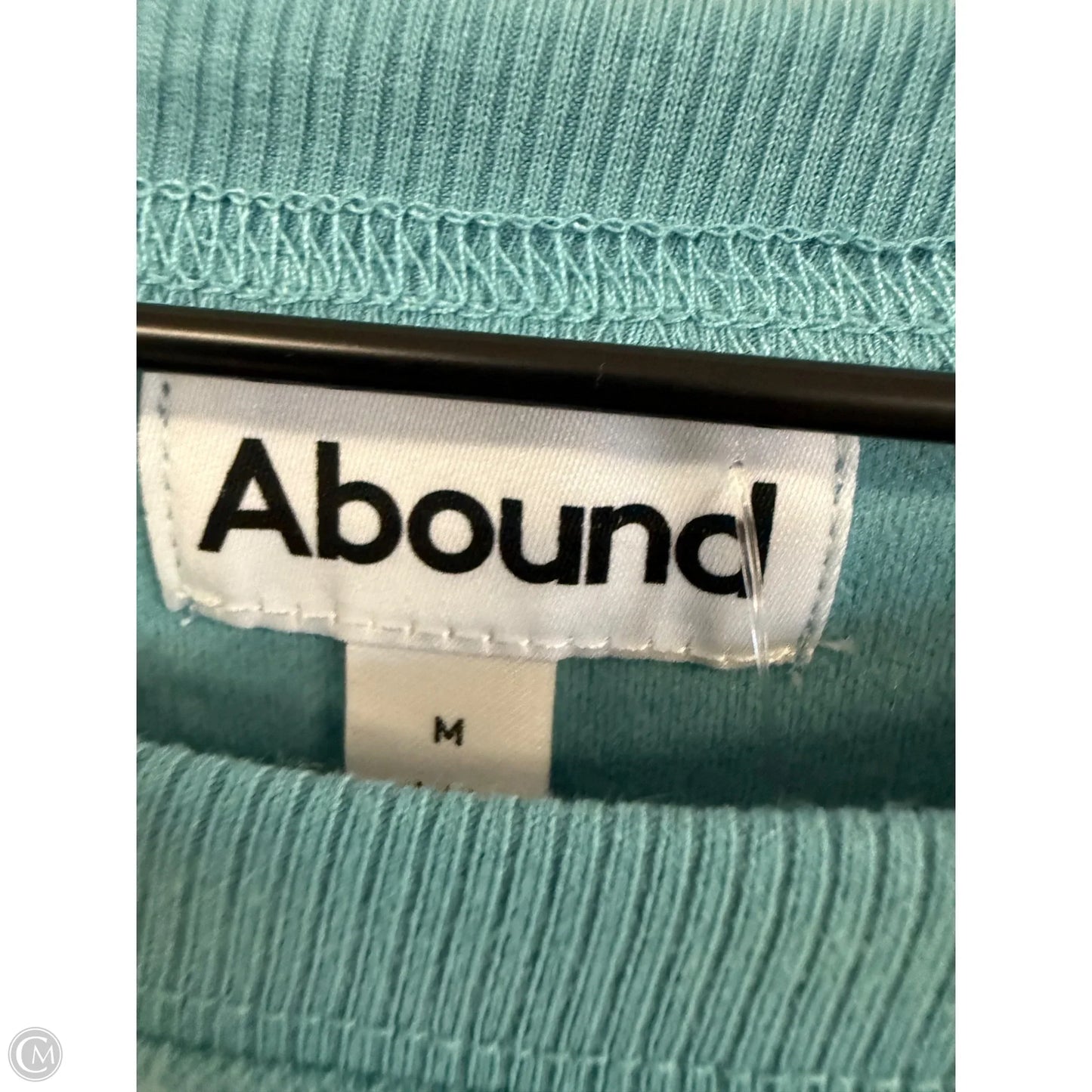 Top Long Sleeve By Abound In Aqua, Size: M