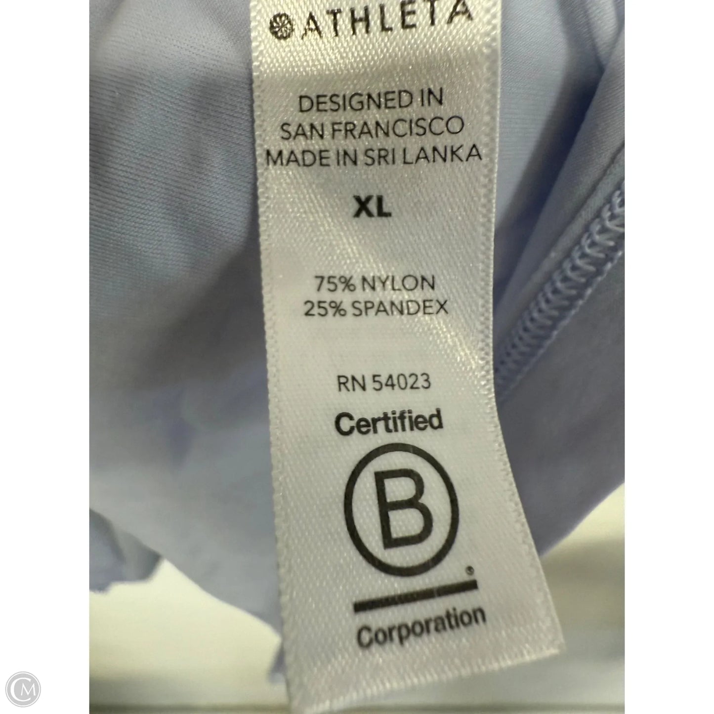 Athletic Top Short Sleeve By Athleta In Purple, Size: Xl