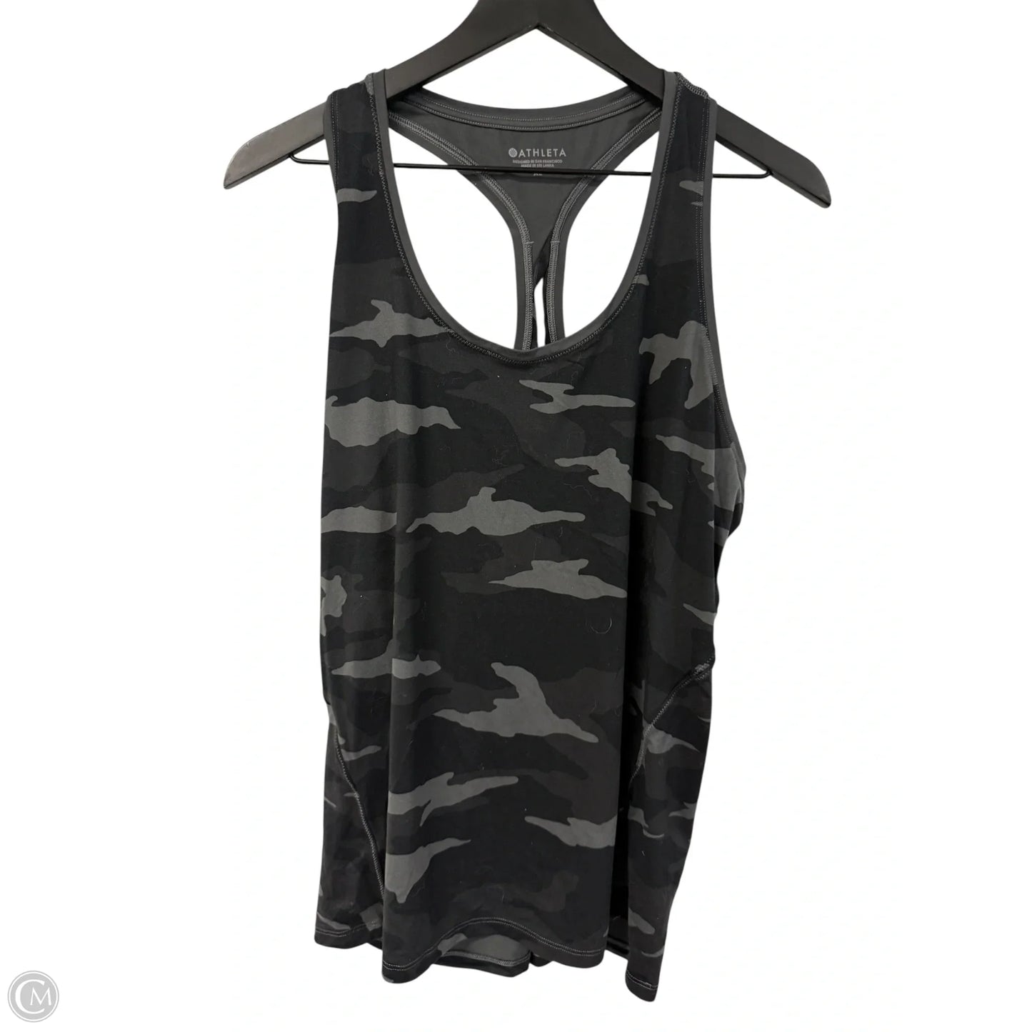 Athletic Tank Top By Athleta In Camouflage Print, Size: Xl