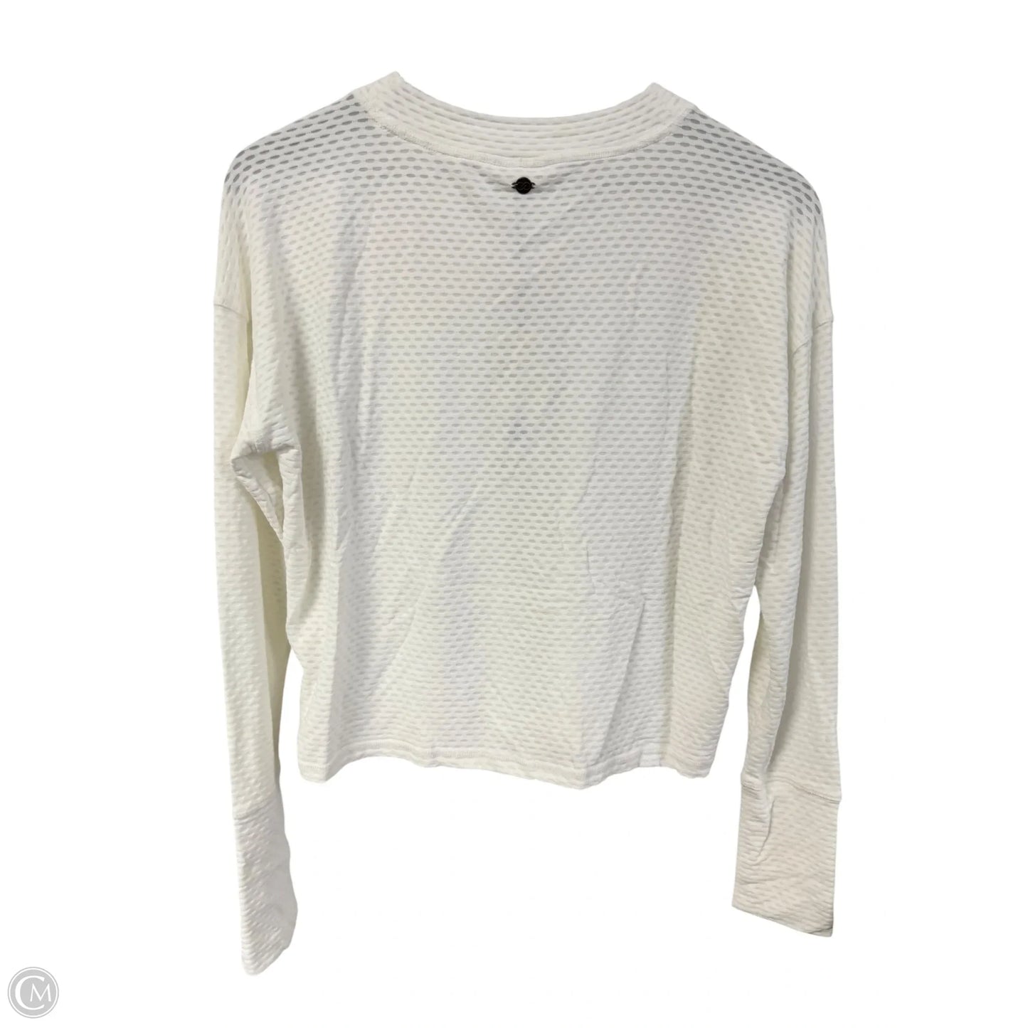 Athletic Top Long Sleeve Crewneck By Calia In White, Size: S