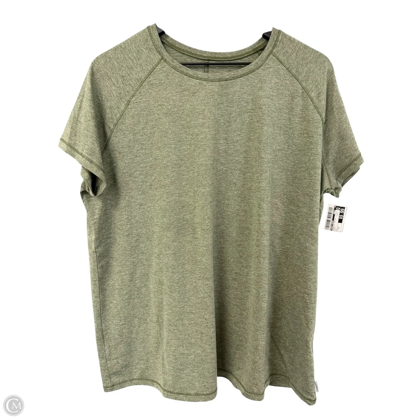 Athletic Top Short Sleeve By Eddie Bauer In Green, Size: Xl