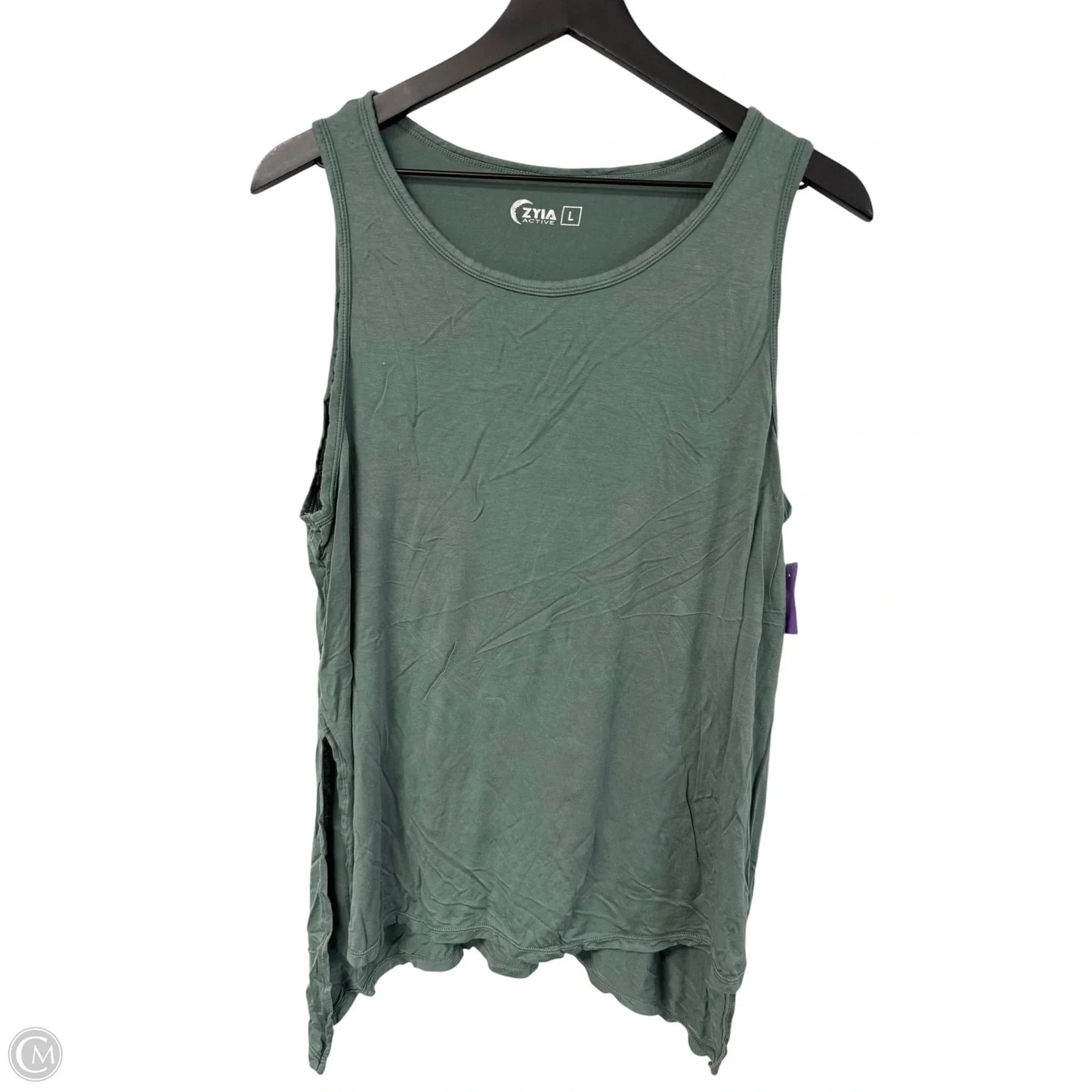 Athletic Tank Top By Zyia In Green, Size: L