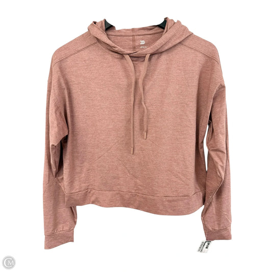 Athletic Top Long Sleeve Hoodie By All In Motion In Pink, Size: S