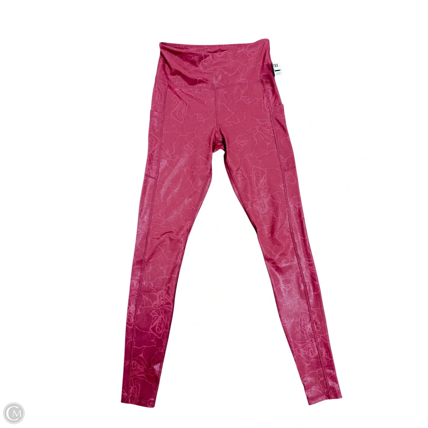 Athletic Leggings By Zyia In Red, Size: 4