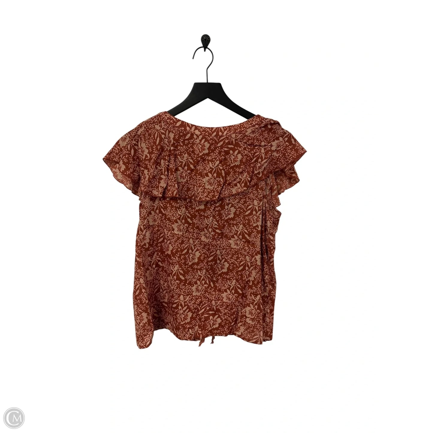 Top Short Sleeve By Clothes Mentor In Floral Print, Size: S