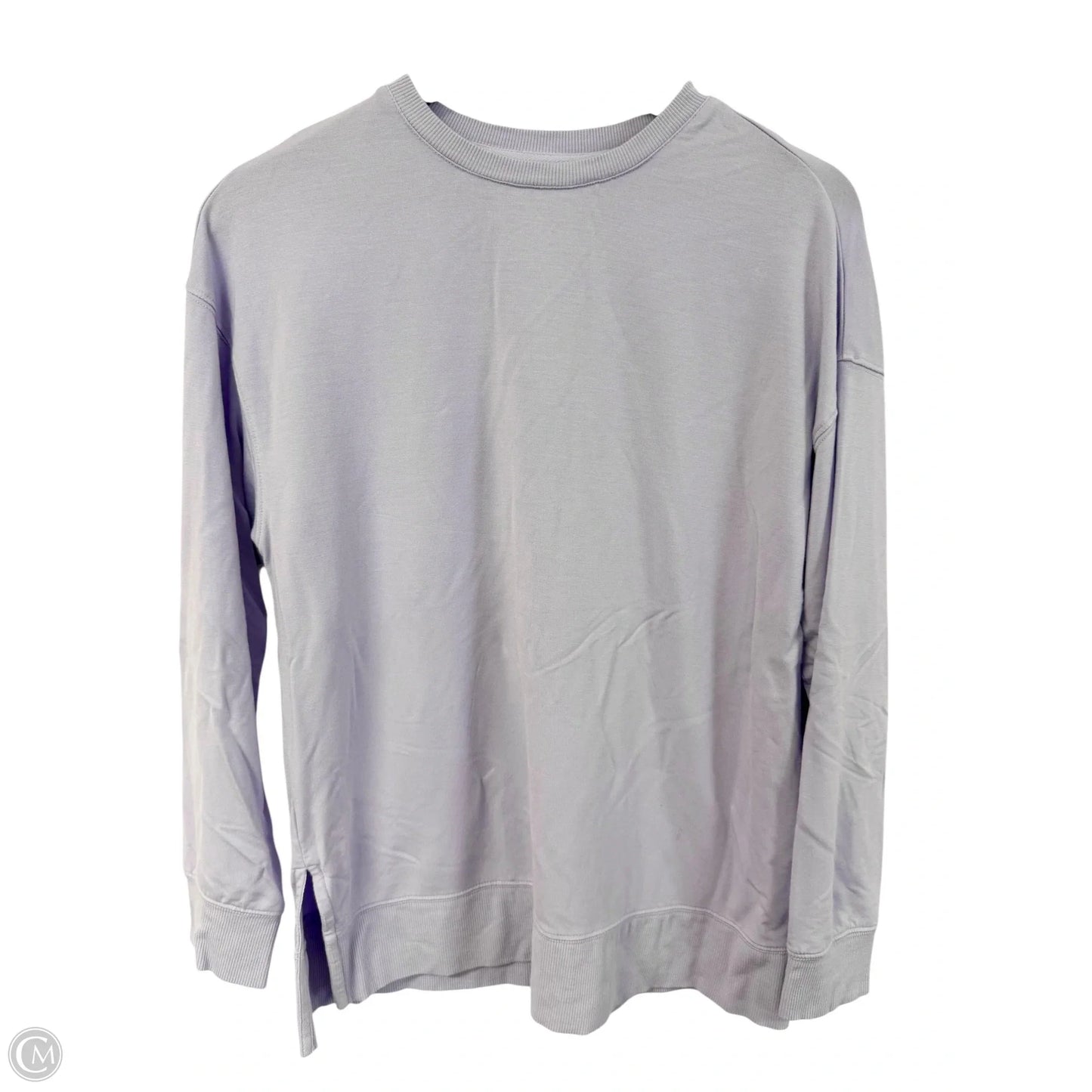 Athletic Top Long Sleeve Crewneck By Thread And Supply In Purple, Size: M