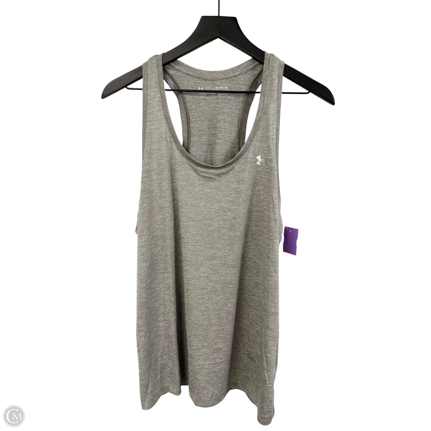 Athletic Tank Top By Under Armour In Grey, Size: Xl