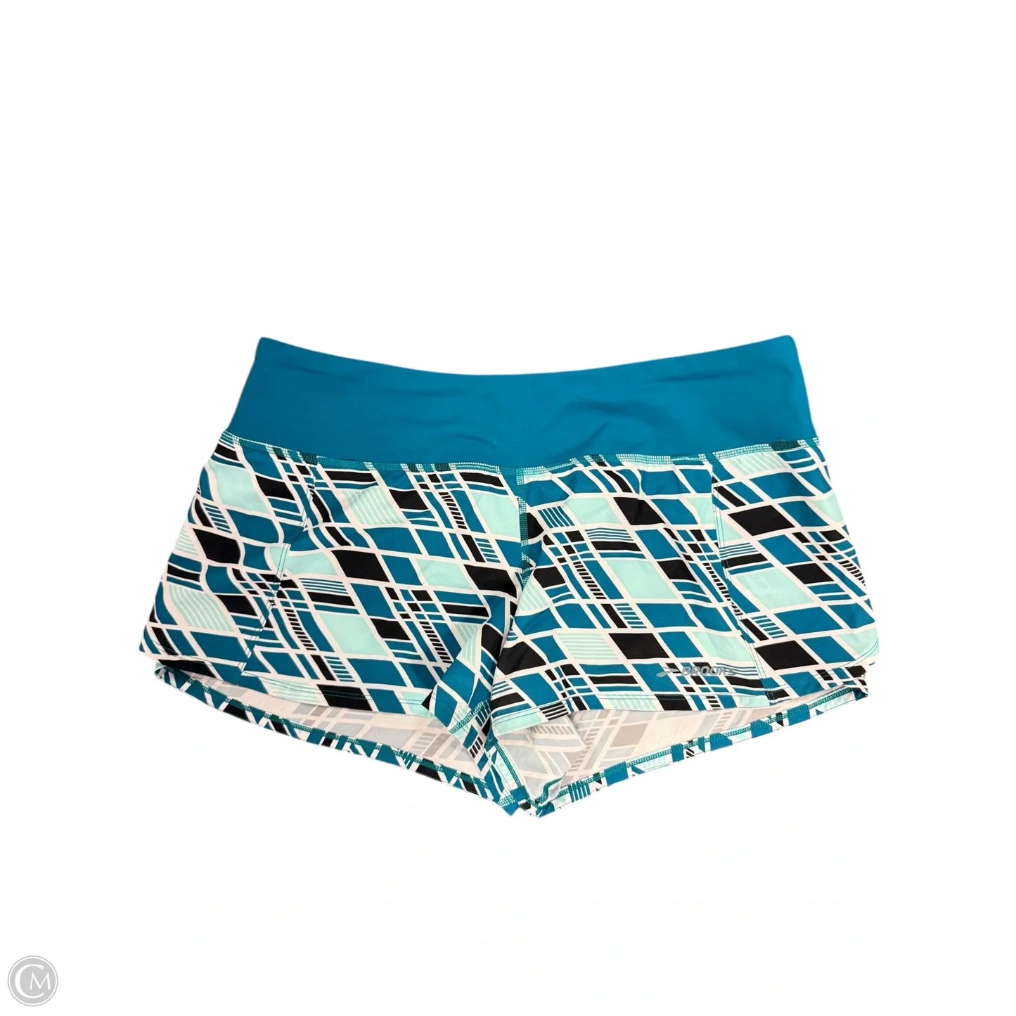 Athletic Shorts By Brooks In Teal, Size: L