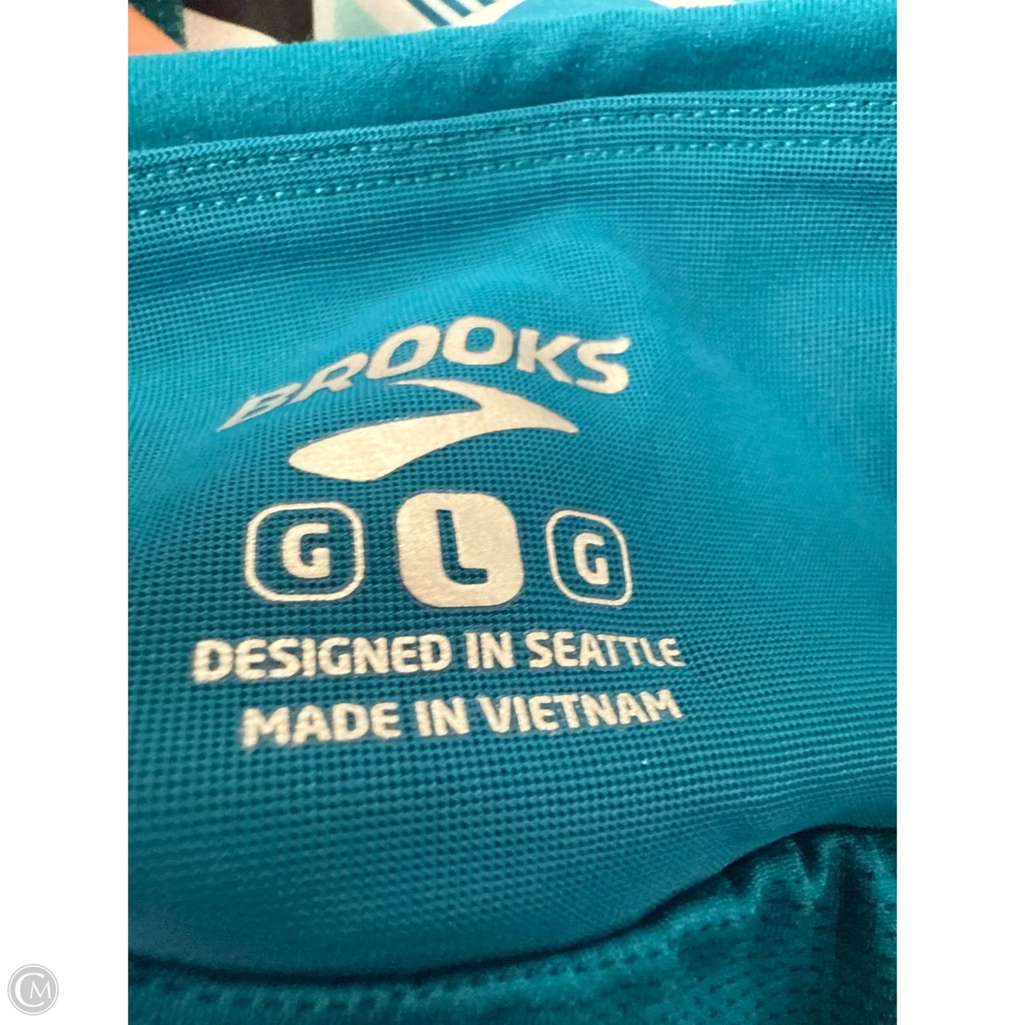 Athletic Shorts By Brooks In Teal, Size: L