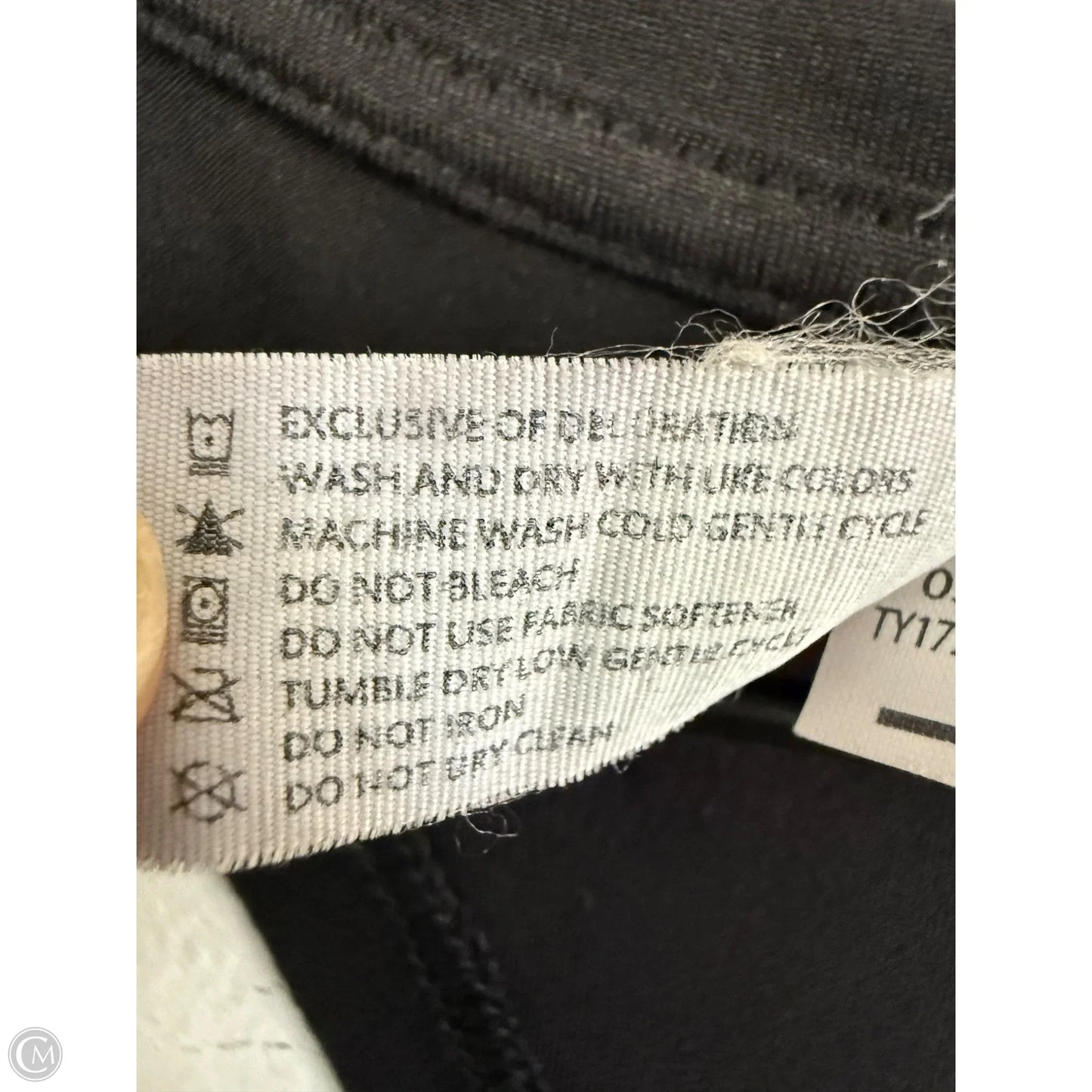 Athletic Tank Top By Yogalicious In Black, Size: M