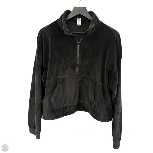 Sweatshirt Crewneck By 90 Degrees By Reflex In Black, Size: M