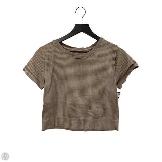 Athletic Top Short Sleeve By All In Motion In Beige, Size: M