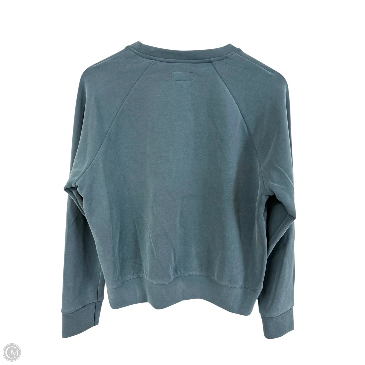 Athletic Sweatshirt Crewneck By Cmc In Teal, Size: M