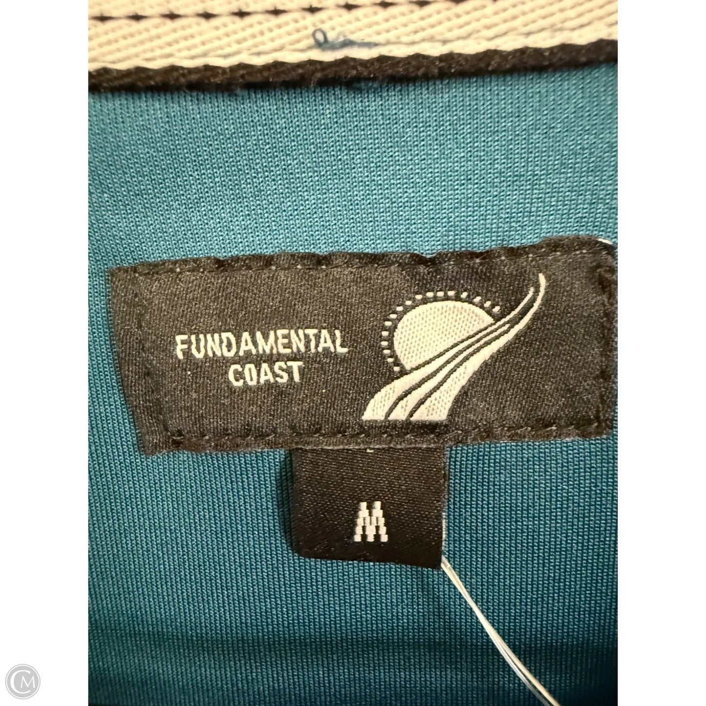 Athletic Sweatshirt Crewneck By Cmc In Teal, Size: M